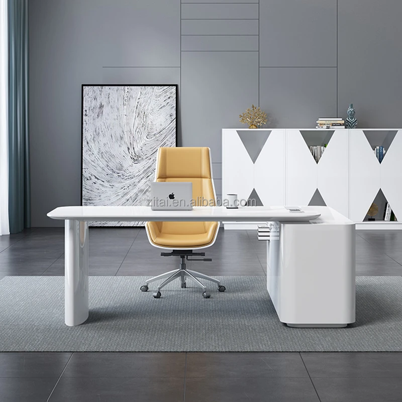 Luxury Aesthetic Furniture Office Computer Table Office  Wooden Table Ceo Modern Manager Executive Office Desk