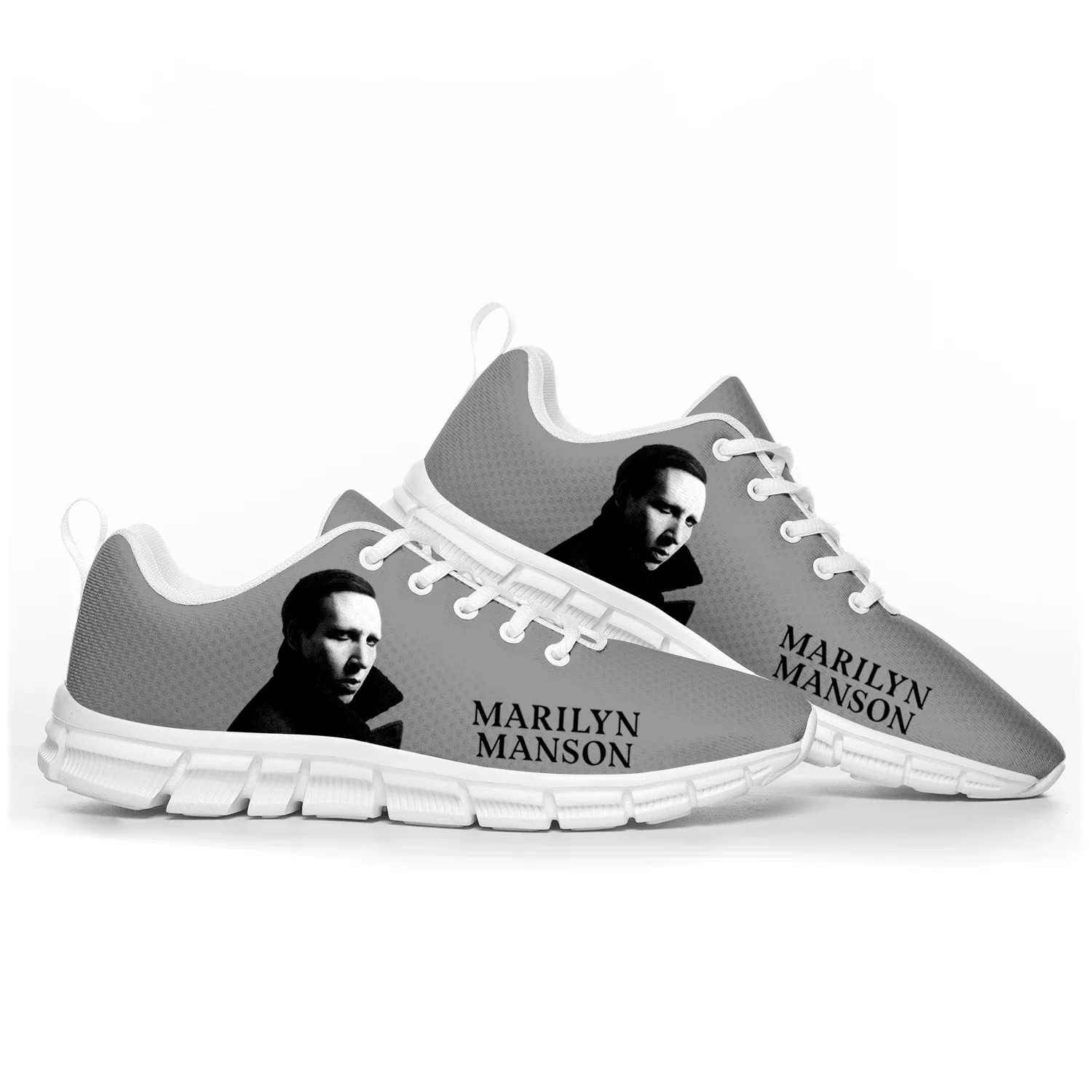 Rock Band Music Singer Marilyn Manson scarpe sportive uomo donna adolescente bambini bambini Sneakers personalizzate scarpe da coppia di alta qualità