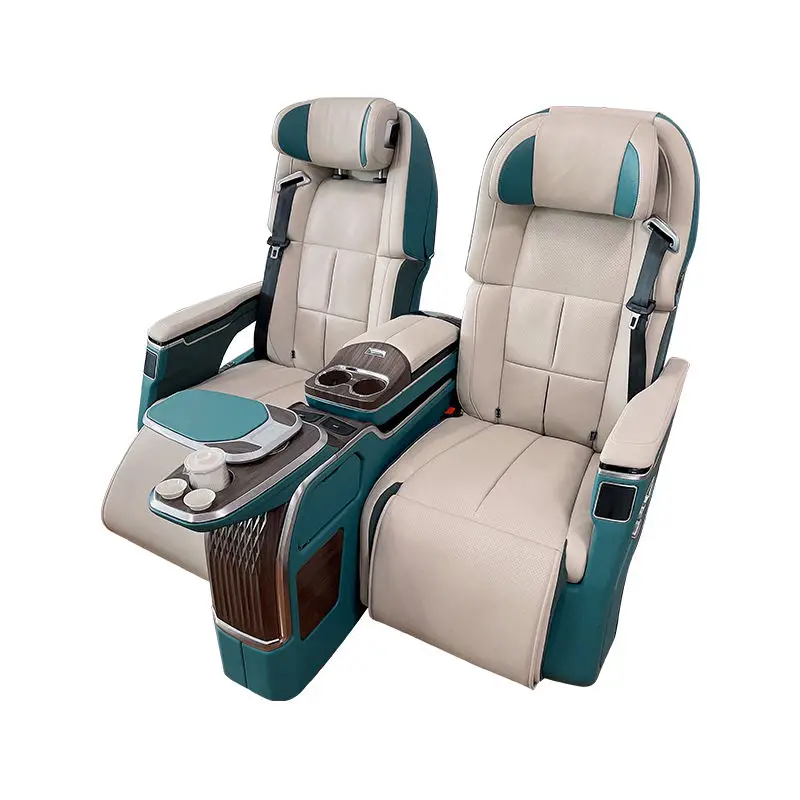 Luxury VIP Car Seats With Pneumatic Massage Electric Sliding Heating Reclining Seat Back for Limo