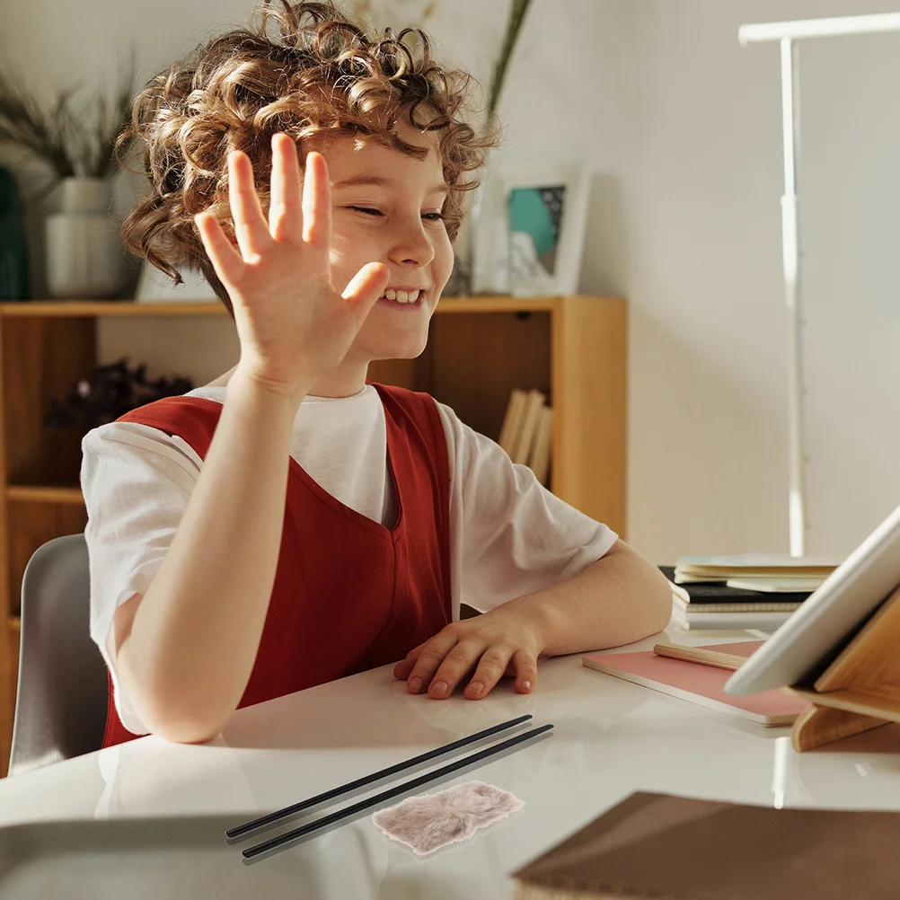 

2Sets Rubber Friction Rods Static Experiment Supply for Physics Classroom Lab Use Friction Electrification Equipment Learning