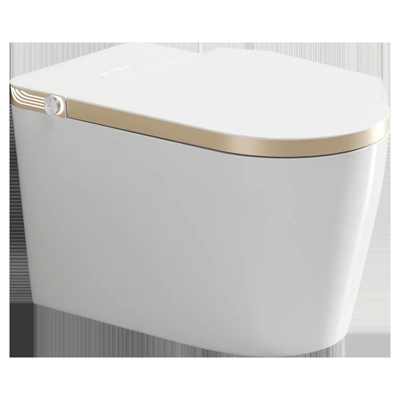 

Integrated smart toilet No water pressure limit Home automatic flip Internet celebrity Home smart toilet Gold