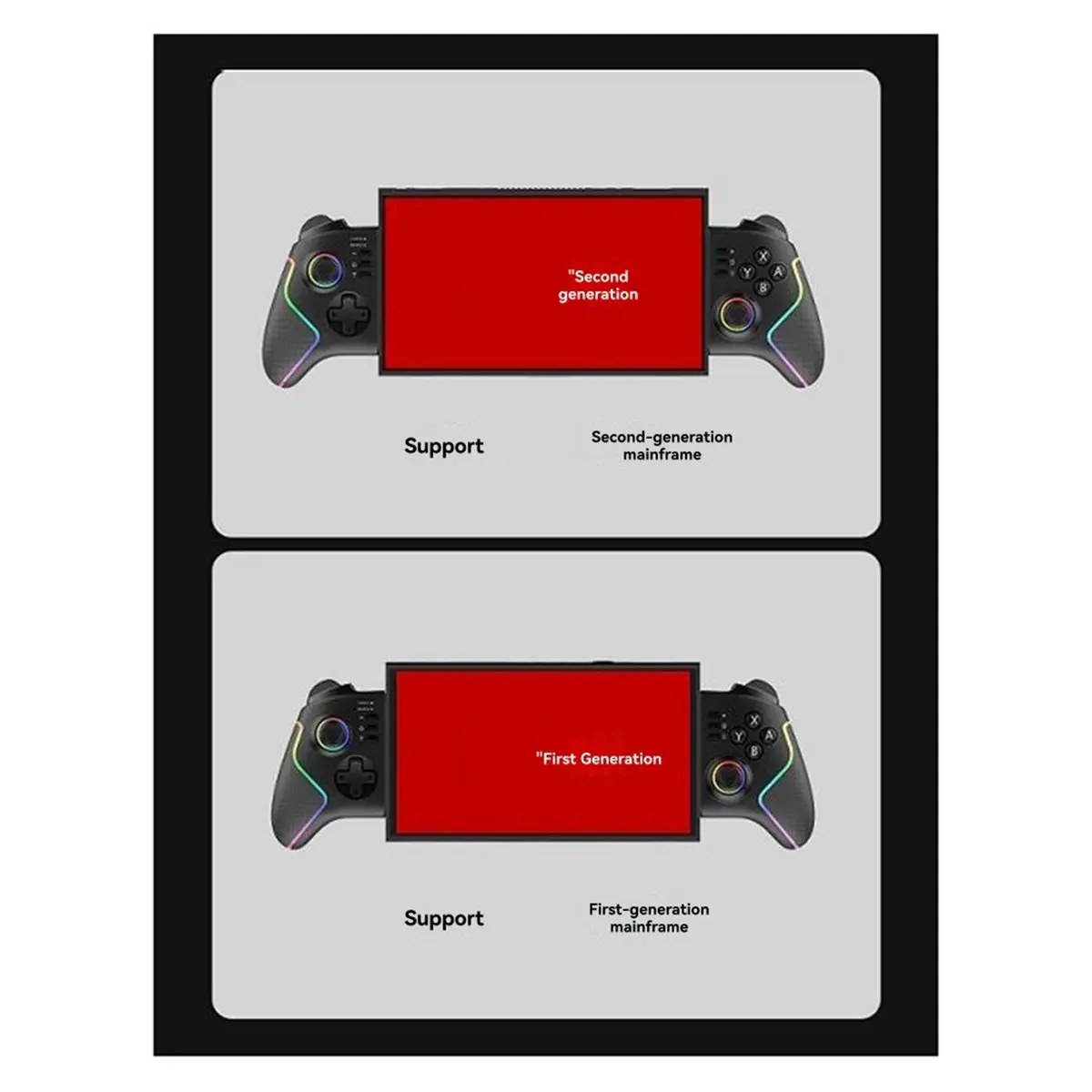 

Цифровые аксессуары для Switch 2/Switch: универсальный растягивающийся игровой контроллер с джойстиком на эффекте Холла, триггером и вибрацией (6 осей)