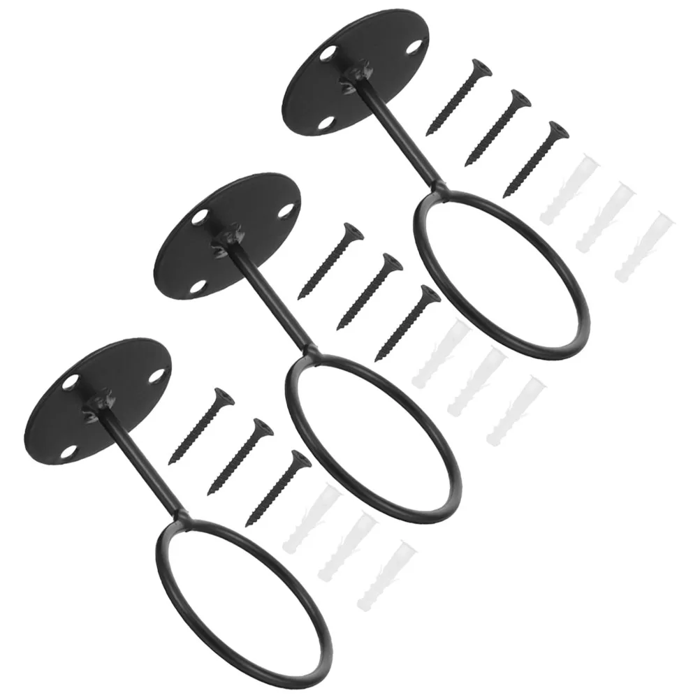 

3 Sets Baseball Storage Rack Softball Baseballs Display Stand Wall Holder Mount Wall-mounted Fitness