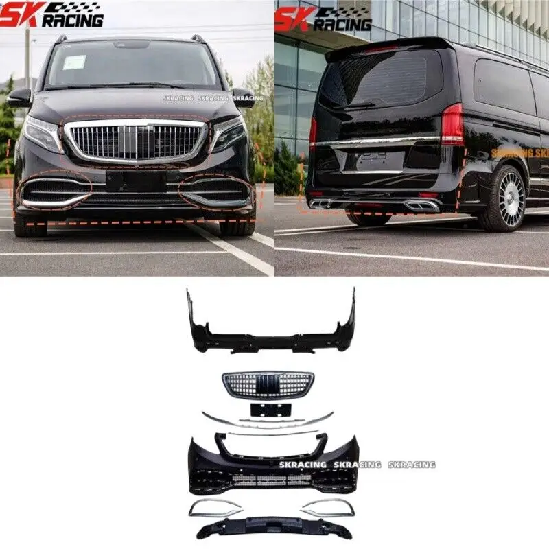 Aftermarket Transformation Conversion Kit Mercedes Vito Metris Maybach BodyKit 2016-2023