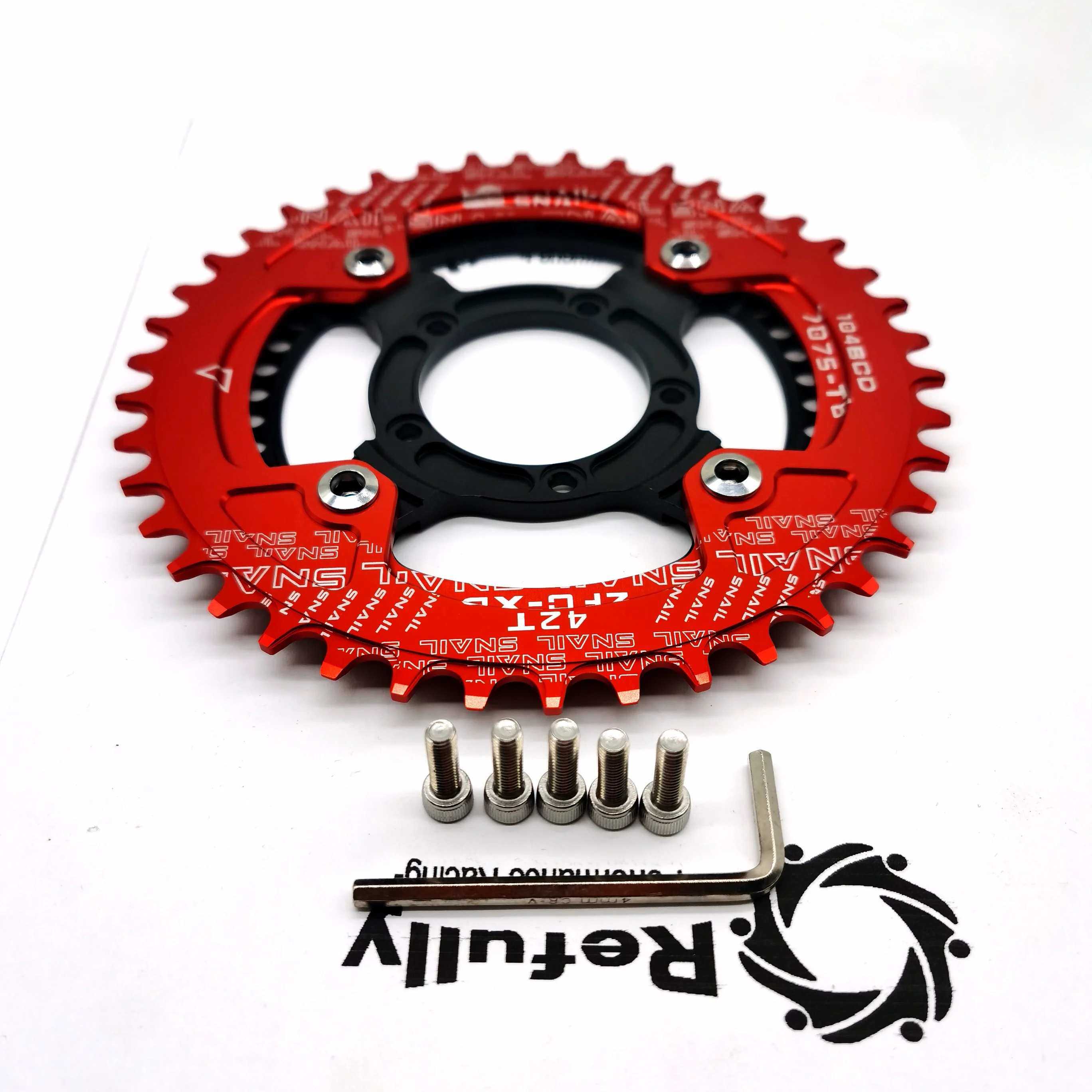 Chainring 36T - 42T Kit For Bafang BBS01 BBS02