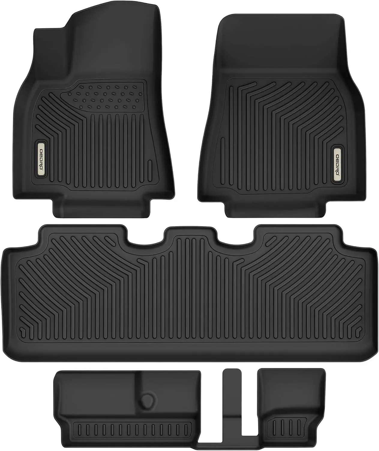 

Tesla Model Y Floor Mats 7 Seater 2020-2024,Custom Fit Tesla Model Y 7 Seater Floor Mats, Waterproof Anti-Slip All Weather