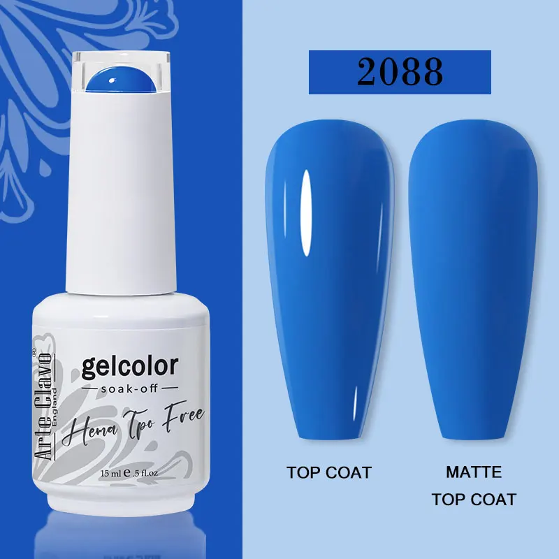 Arte Clavo 116 Kleuren Gel Nagellak 15 ml Kleurrijke Gel Semi Permanente Losweken UV Gel Nail Art DIY Ontwerp vernis Nagelbenodigdheden