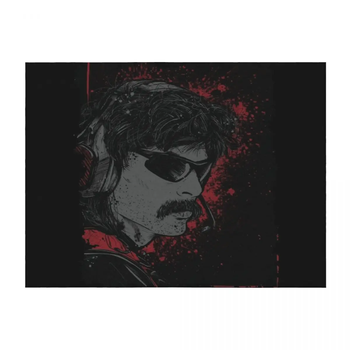 

Dr Disrespect Violence Speed Momentum Throw Blanket warm for winter Loose Plaid on the sofa Soft Plaid Blankets