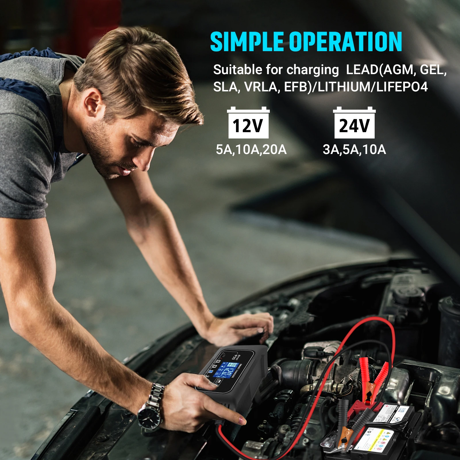 Рисунок 6 - HTRC 20A 12V-24V P20 Зарядное устройство