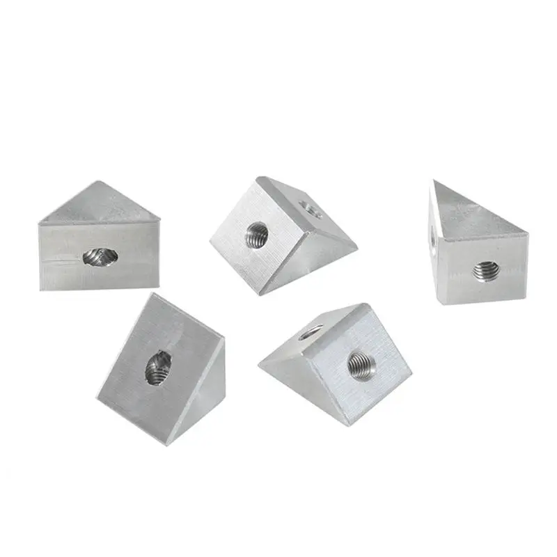 Aluminiumlegierungs-Würfel-Winkelmuttern-Set mit hochpräziser, rostbeständiger Oberfläche, perfekt für 3D-Drucker-DIY-Rahmenmontageprojekte. – Detail 10