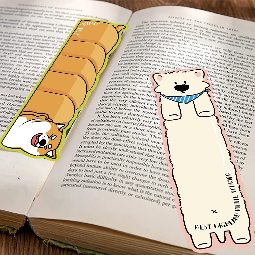 30/60PCS Read Puppy Themed Bookmarks Posters Laptop Decorative Gifts DIY Scrapbooking Waterproof Aesthetic Sticker﻿ Bookmark ﻿