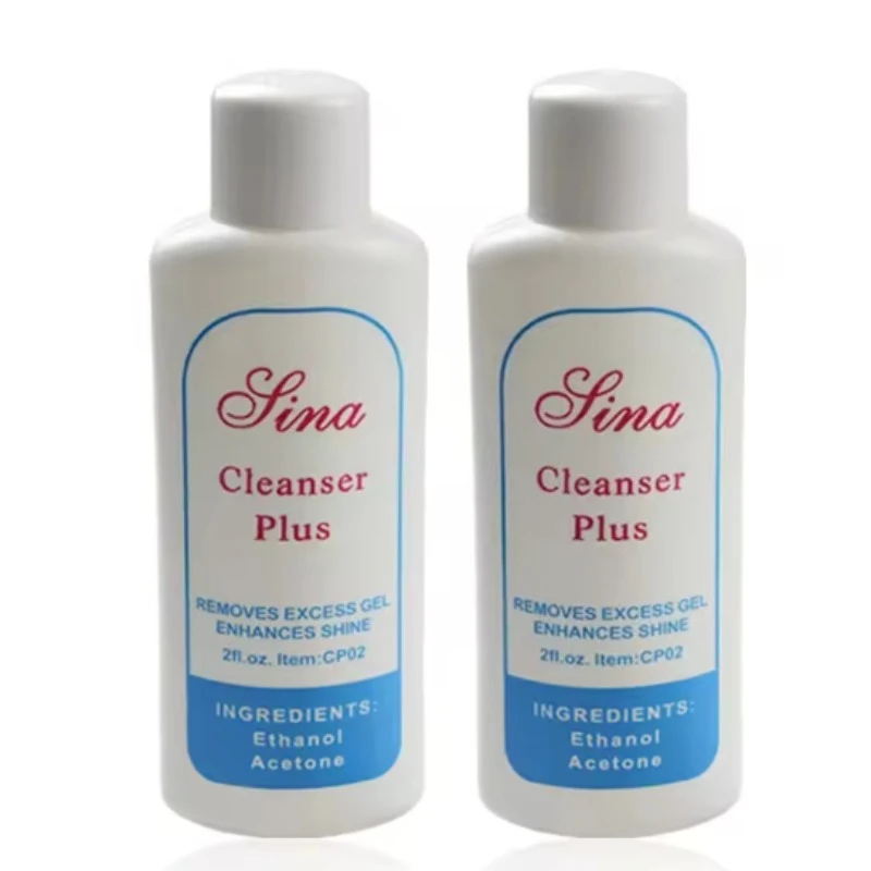 60 مللي منظف الأظافر تمديد الغراء السائل سطح لزجة طبقة بقايا أداة إزالة الأظافر المطهر البولندية أظافر صناعية لزجة