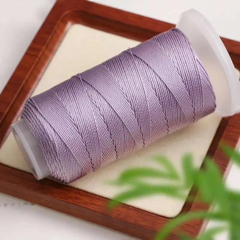 1 مللي متر 0.3 مللي متر 0.45 مللي متر 0.6 مللي متر 0.7 مللي متر البولياميد النايلون الحبل الخياطة الحبل الموضوع ل حبل الحرير الديكور سلسلة DIY بها بنفسك صنع المجوهرات #6