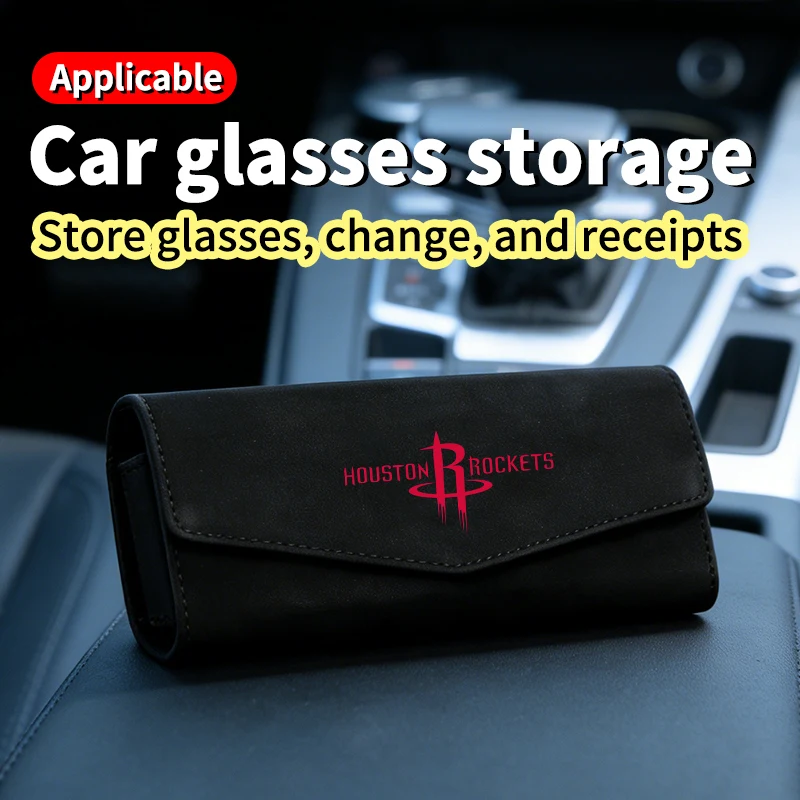 

Suitable for car suede glasses case, sunglasses storage box,receipts,business cards storage bag,personalized and creative design