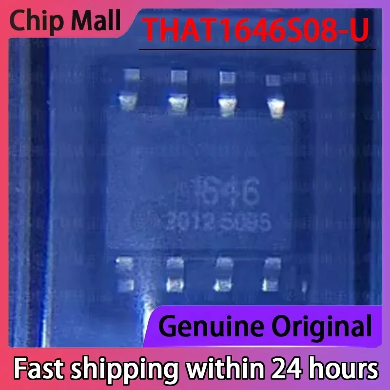 

2 шт. новый оригинальный THAT1646S08-U THAT1646S08 шелковая ширма 1646 SOP8 аудиопроцессор