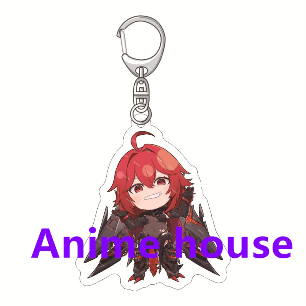 Anime NIKKE The Goddess of Victory KeyChain Men  Key Chain Women Acrylic Key Ring Quency Pendant Girl Gifts