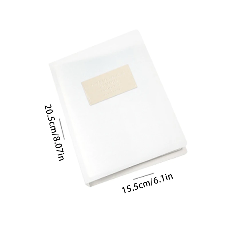 80 Slots Album Card Package Button Type Manicure Sticker Notebook  Nail Stickers Storage Book Large Capacity Exhibition Photo