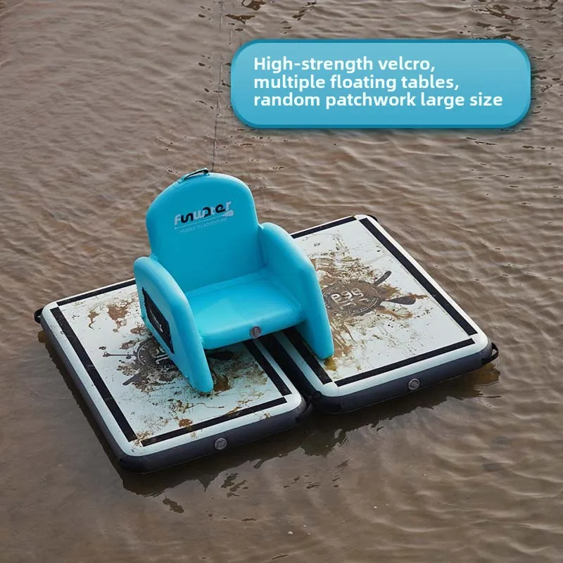 Water Fishing Floating Platform Fishing Net Inflatable Hovercraft Small Water Chicken Boat Car Mat Gymnastics Mat