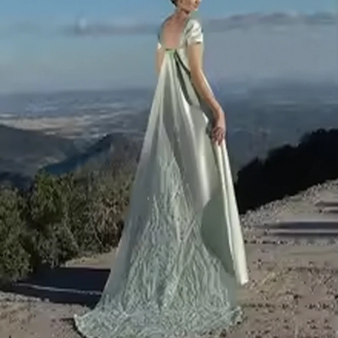

Evening Dress Cap Sleeve Sparkling Beading Applique A Line Satin Prom Dresses Customized Party Gown