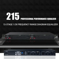 EQ215 Professional Sound Equalizer: Boost Your Audio with US Plug and Precision Tuning - Ideal for Studios and Live Performances