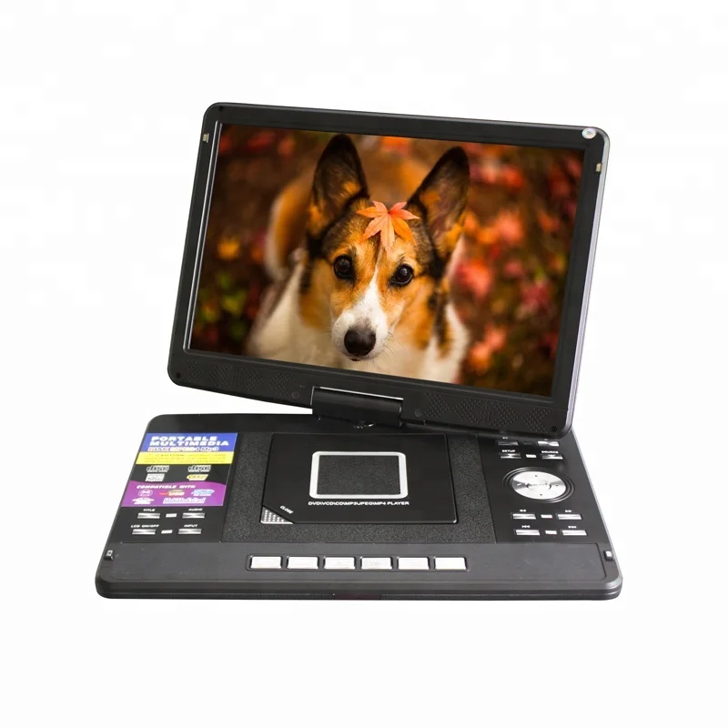 High Quality Portable Car DVD Player 14inch FM TV DVD VCD Player for Outdoor