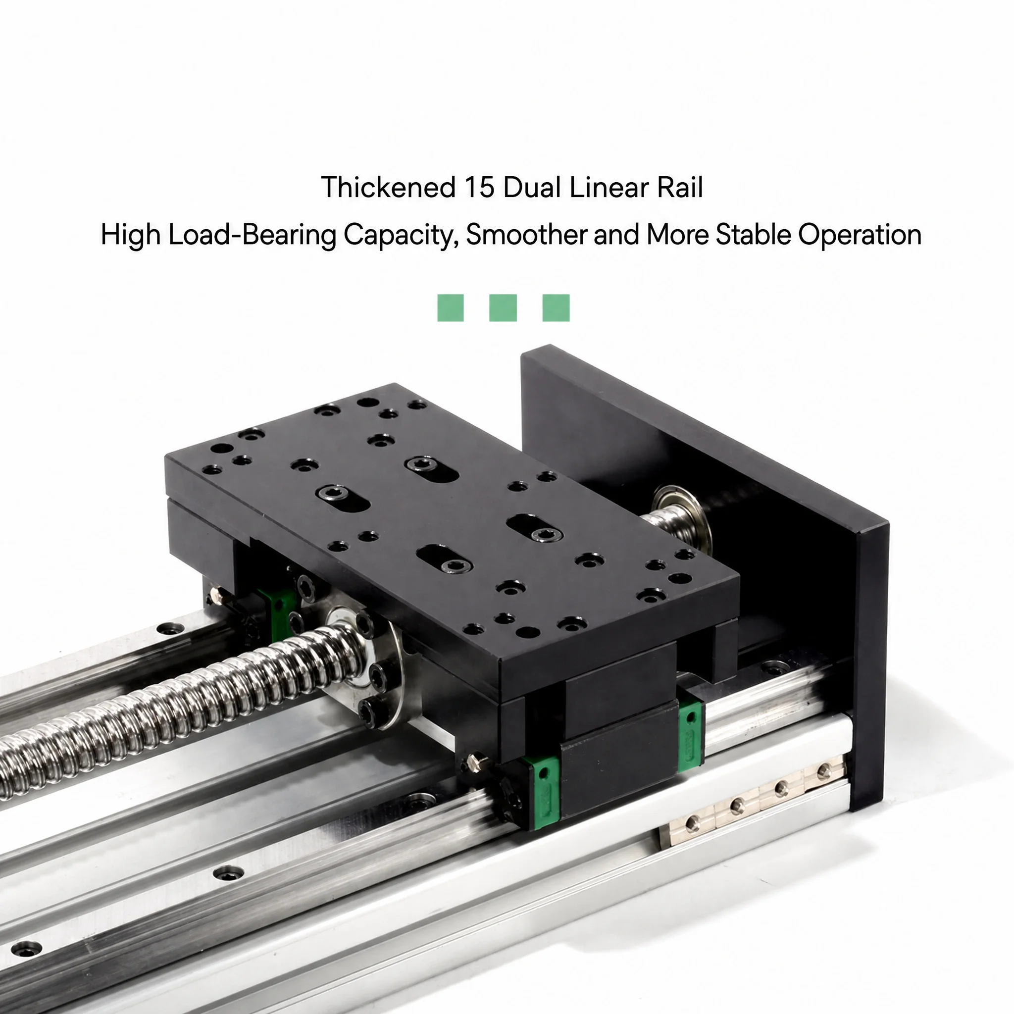 Heavy Duty Dual Linear Guide Ball Screw Linear Module CNC Motion Stage Custom Stroke