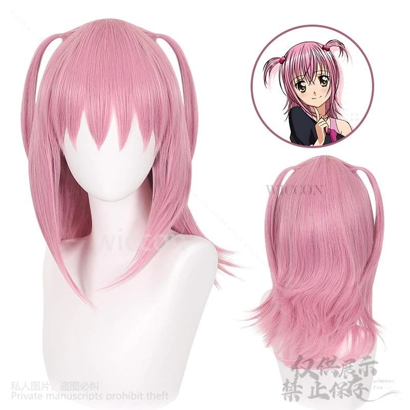 أنيمي شوجو شارا تأثيري هيناموري زي أمو شعر مستعار الملاك فستان وردي بأكمام طويلة تنورة الأميرة لوليتا لجميع القديسين مخصص