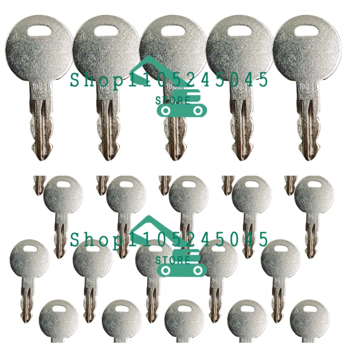 

20 шт. ключей зажигания 1051 KS101 1621 TM13 для THWAITES LUCAS TRI MARK TRIMARK DUMPER TRUCK