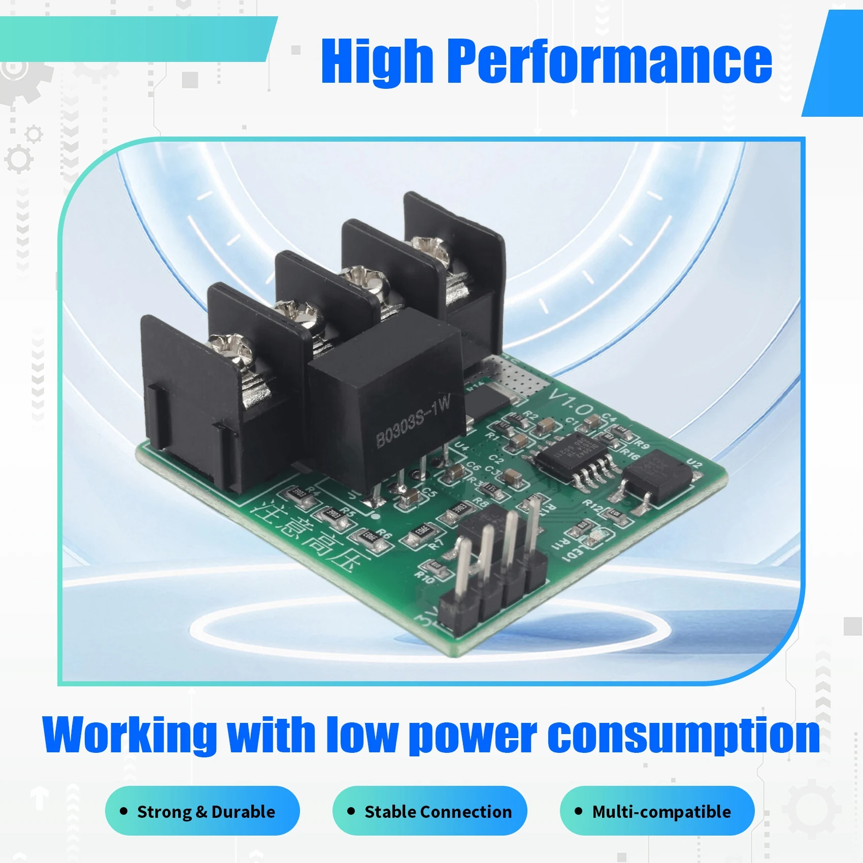 SCLS 220V AC Power Metering Module BL0942 for Charging Piles with Serial Port Output and Zero Crossing
