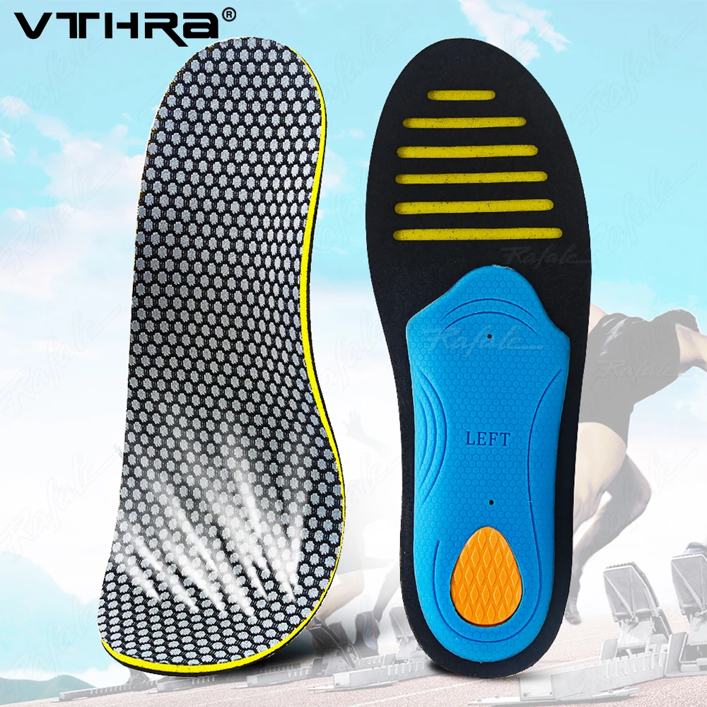 VTHRA High Quality EVA Orthotics Insoles For Flat Feet 3D Arch Support Orthopedic Shoes Sole Insoles For Men And Women Shoe Pads