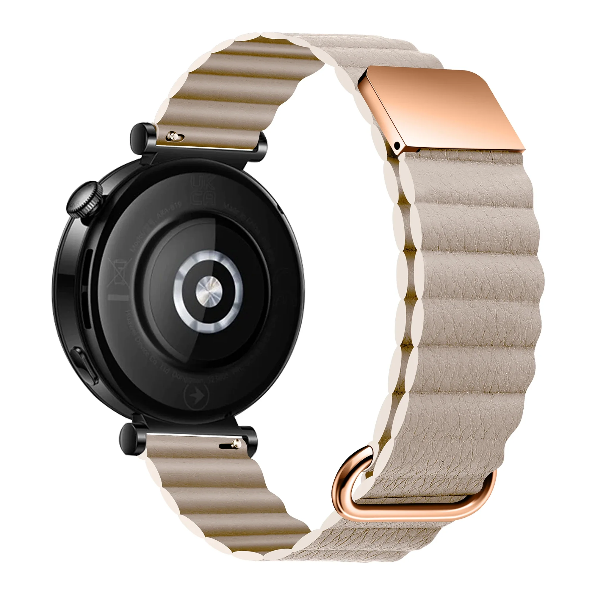 20 22mm cinturino da polso in pelle magnetica Garmin Vivoactive 3 4/Venu 2 Plus cinturino per Huawei Watch GT5 Pro 42mm GT4 cinturino da polso