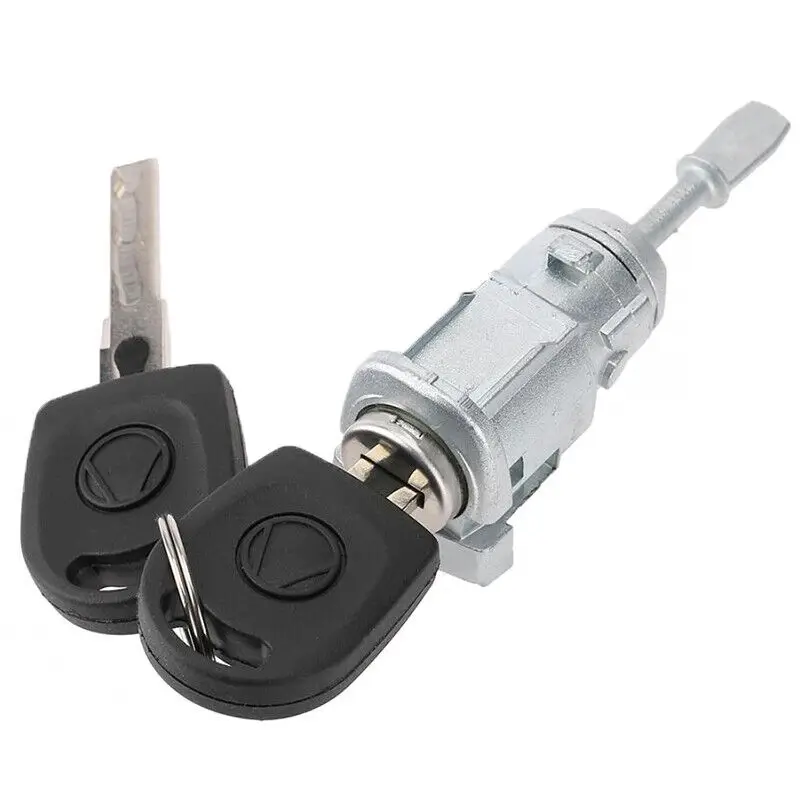 FOR Volkswagen Golf IV Bora Fox Polo Left And Right Front Door Lock Barrel With 2 Keys 1U0837168 1U0837167E