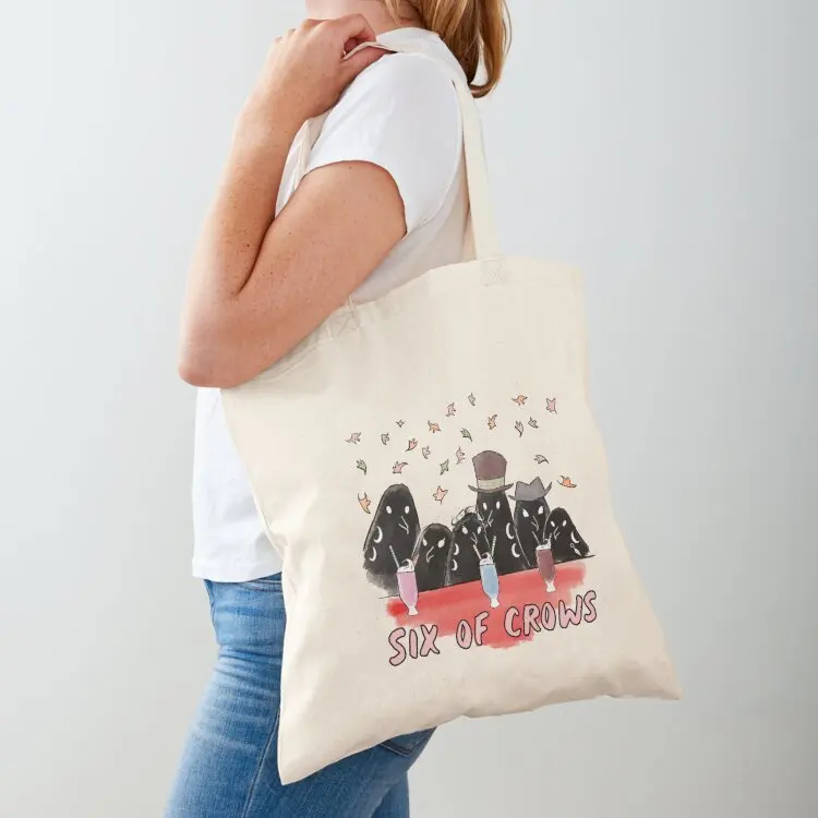 

Six of Crows x Heartstopper Tote Bag Women's shopping bag Big bag shoping supermarket folding