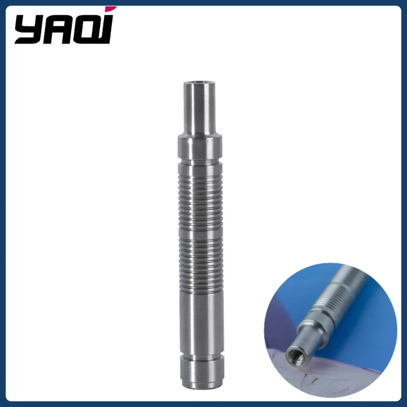 

YAQI Mens 316 Stainless Steel Men Safety Razor Handle Solid Color Simple High Quality Razor Handle For Men