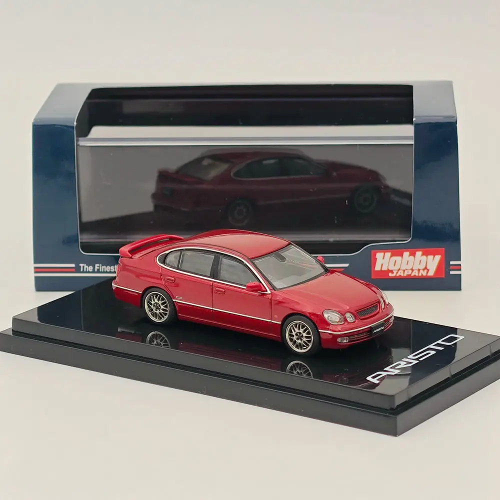 Hobby Japan 1/64 for ARISTO V300 VERTEX EDITION Customized Ver. Red Mica HJ641030CR Diecast Model Car Auto Toys Collection Gift