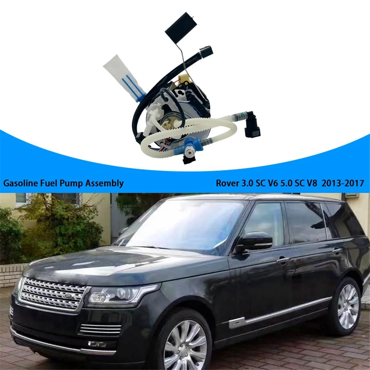 

Car Fuel Float Fuel Pump & Housing Assembly LR040878 LR077703 for LAND ROVER RANGE ROVER/SPORT 2013 2014 2015 2016—L48A
