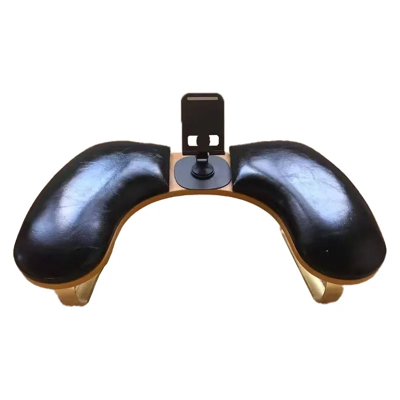 Nail art U-shaped hand pillow butterfly foldable beveled simple leather sofa pillow
