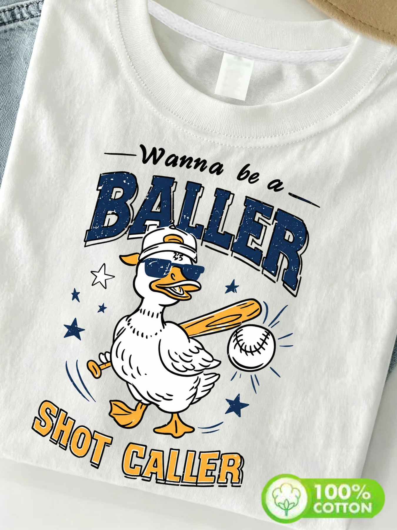 【ZXH333】Baseball master printed women's T-shirt cotton top summer short sleeved women's cotton T-shirt street fashion