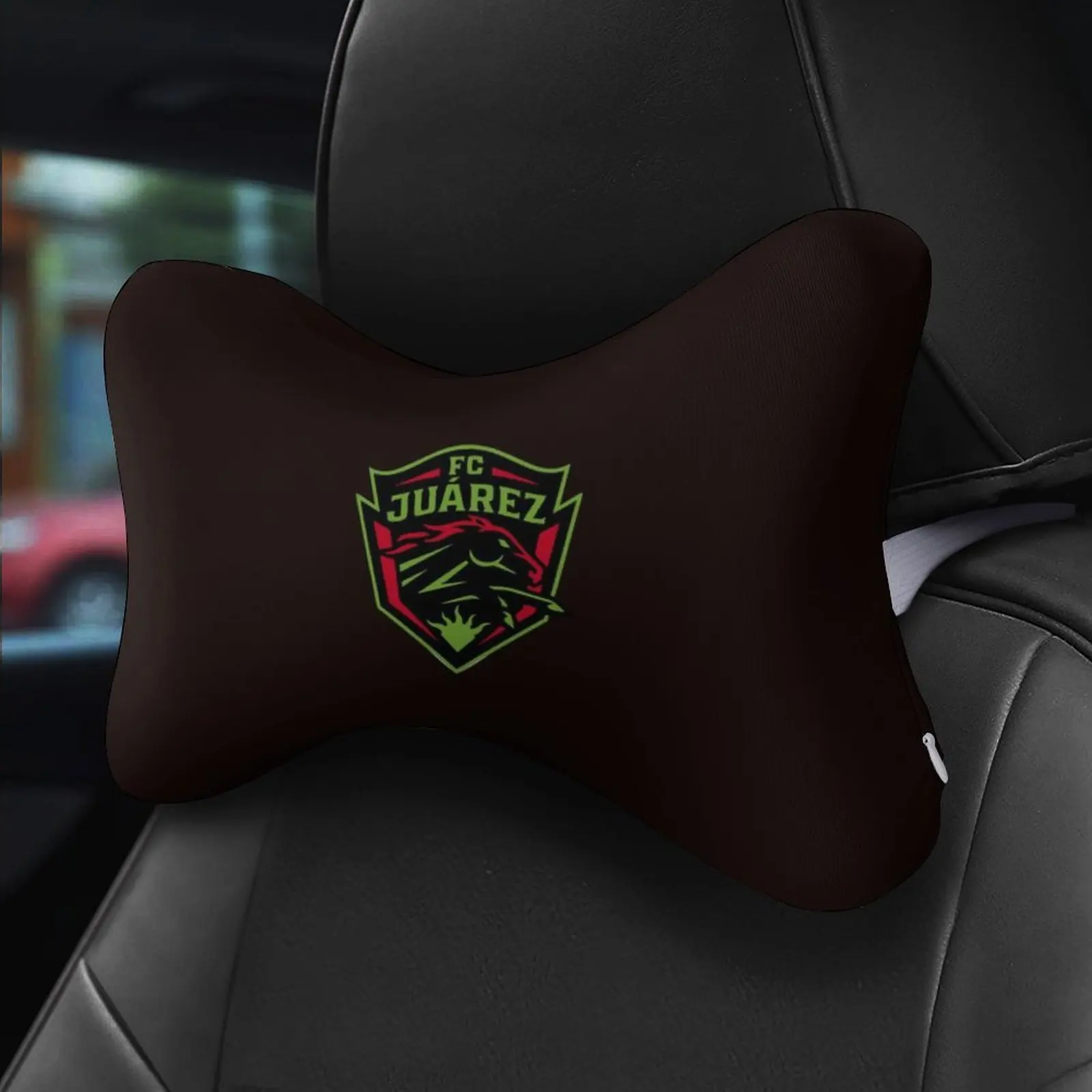 

Mexico Juarez FC Decor Car Neck Pillow Seat Headrest Pillows Memory Foam Protector Travel Cute Gifts Rest Relax for Gaming Chair