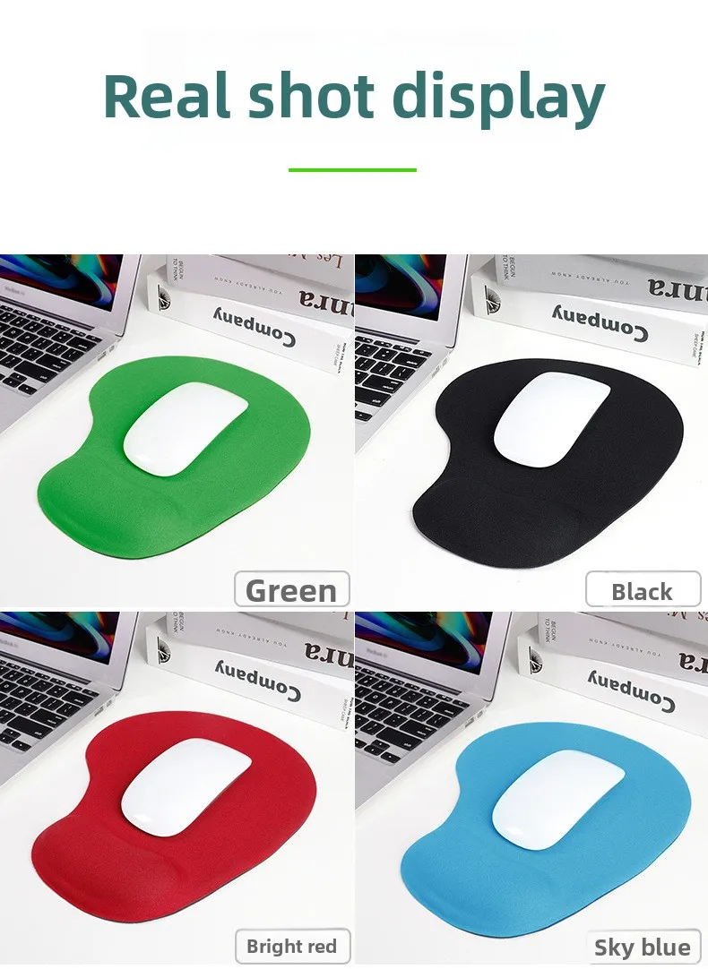 Silikon-Handgelenkauflage Mauspad Anpassbare Ergonomische Schreibtischunterlage für Büro und Gaming in 40+ Farben und Mustern – Detail 7