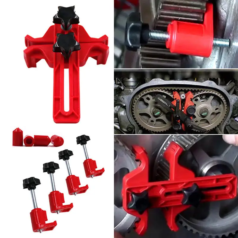 Universal CAM Camshaft LOCK ผู้ถือรถเครื่องยนต์ล็อคเครื่องมือ Camshaft Retainer เข็มขัด Fix Changer