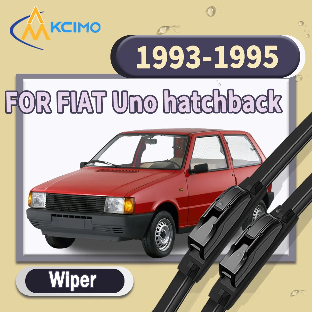 

High Quality Silent 2pcs Windscreen Car Rain Brush Front Windshield Auto Wipers Perfect Fit for FIAT Uno hatchback 1993-1995