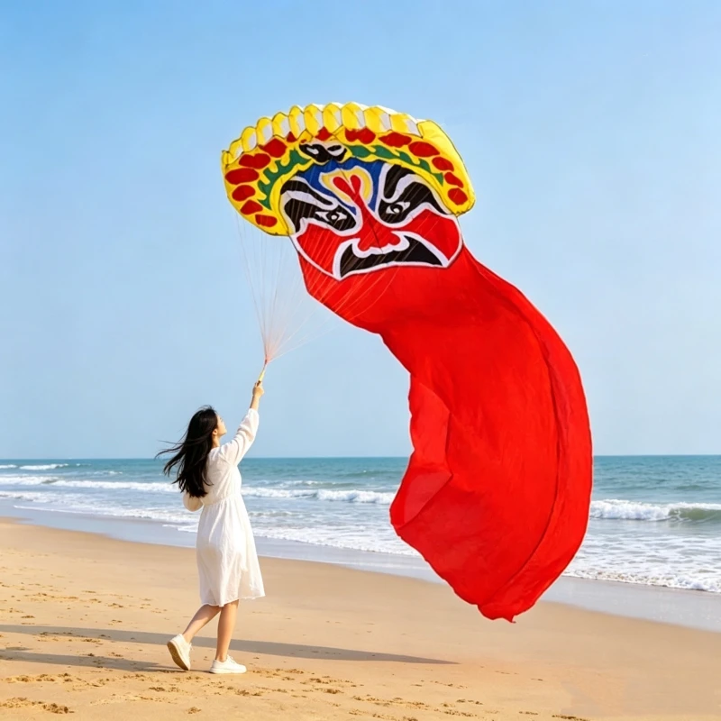 800cm Peking Opera Kites flying dragon kites adults soft kite string line parachute kites Chinese Traditional kites factory pipa