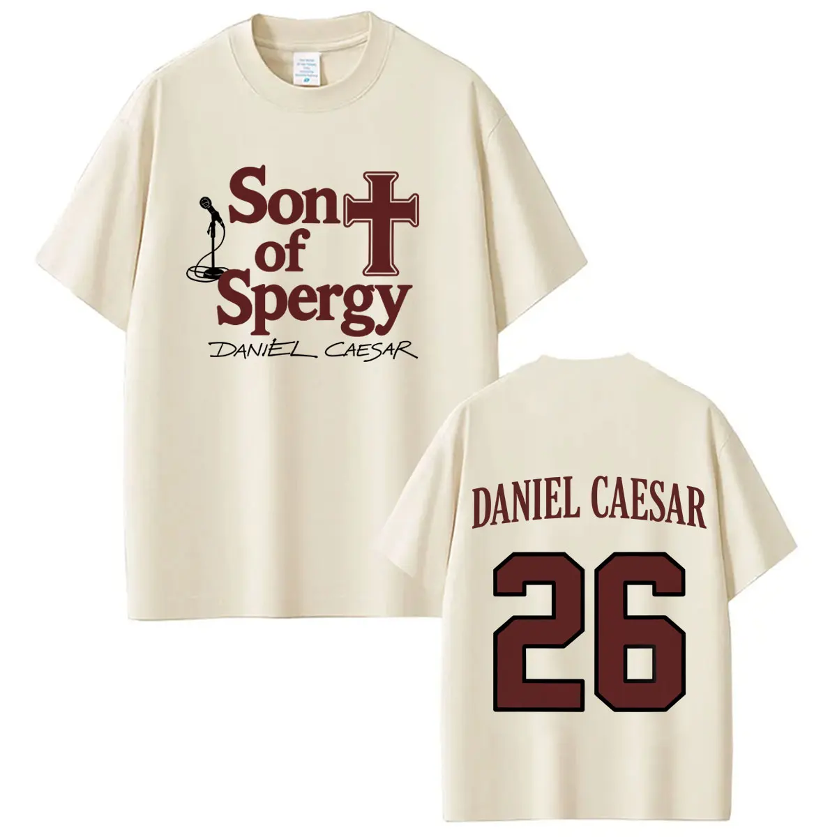 Daniel Caesar Son of Spergy Tour 2026 Graphic T Shirts Men Women Harajuku T-shirt Cotton Loose Casual Aesthetic Trend T Shirts