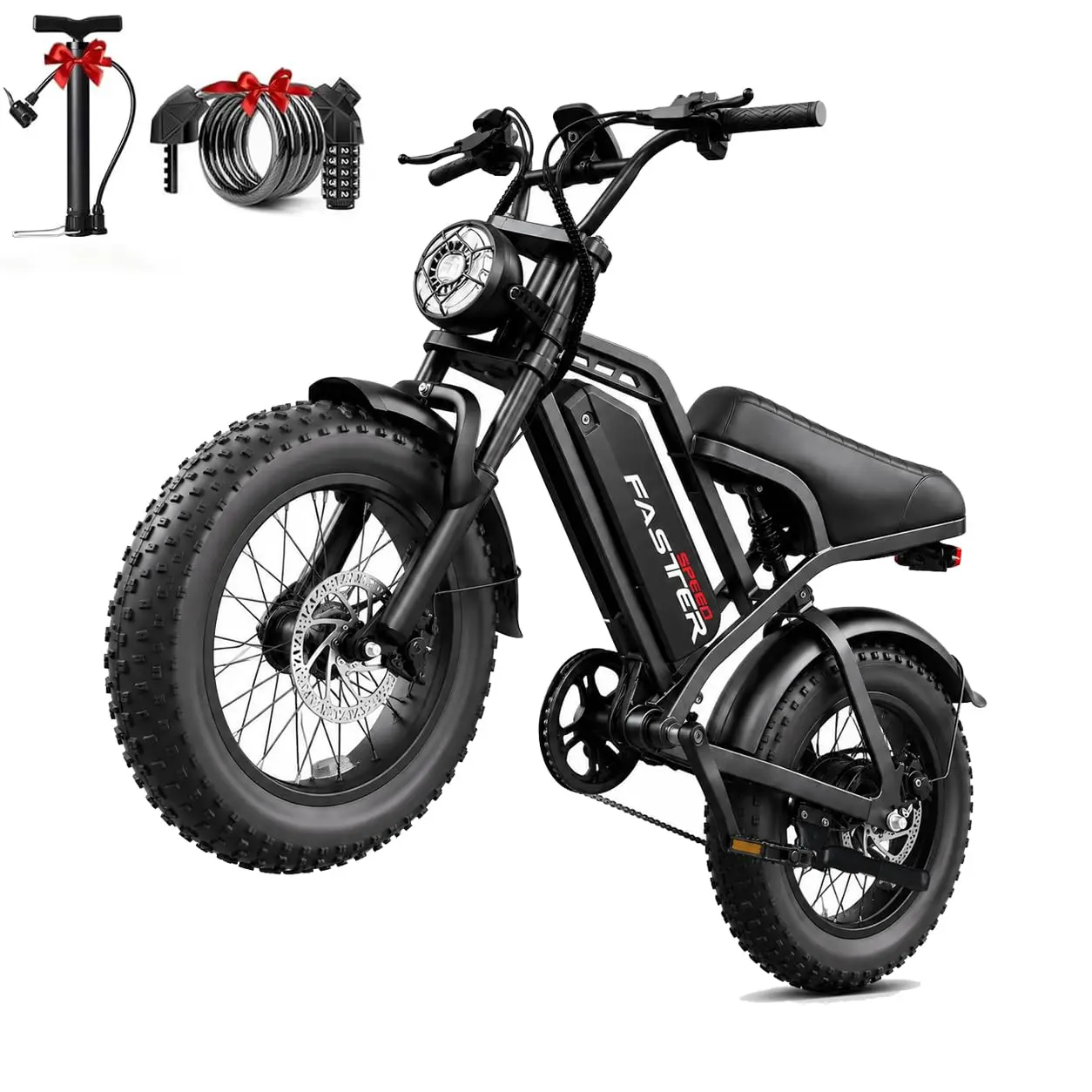 Electric Bicycle 1000W 65 Miles 48V 15.6Ah Full Suspension 16
