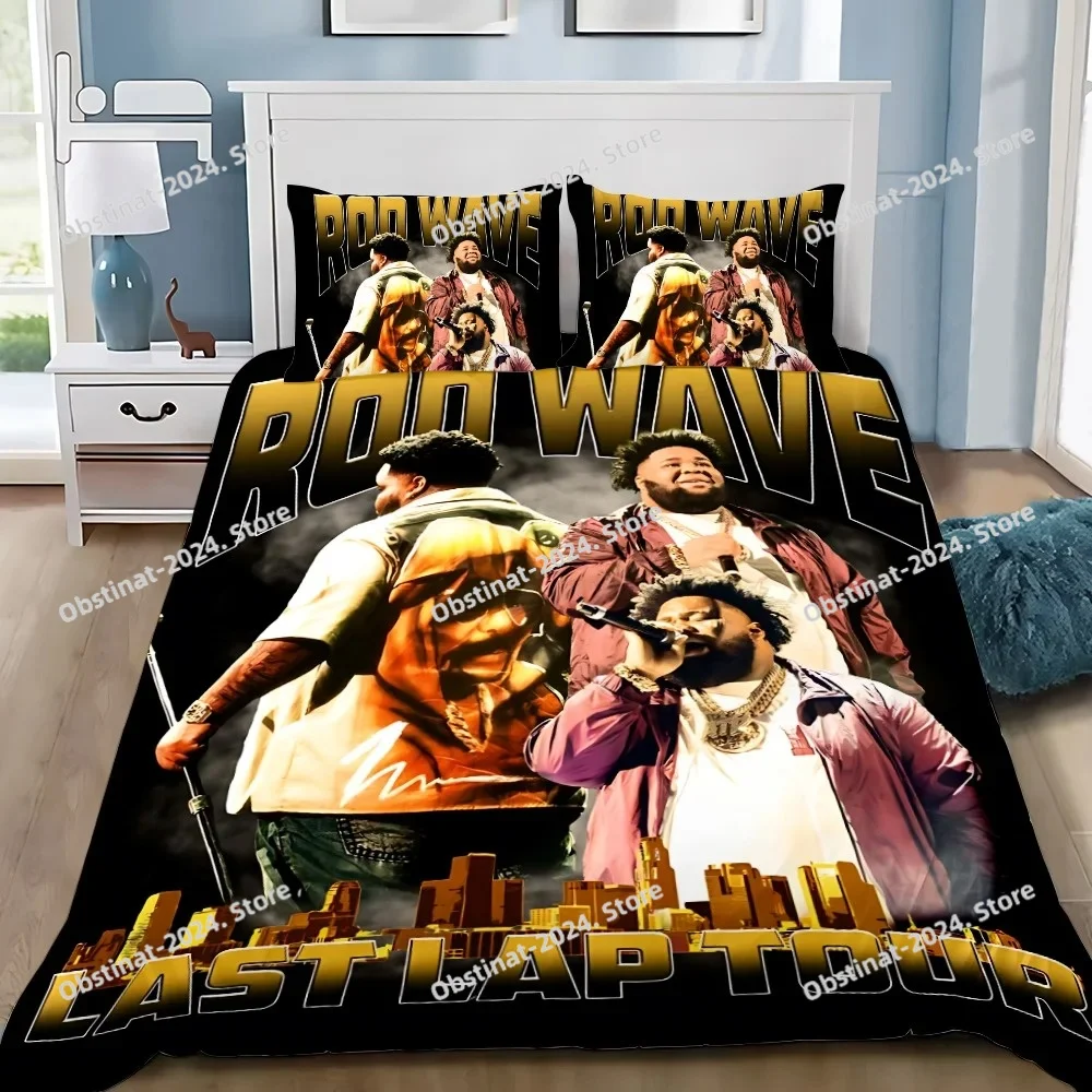 

Rapper Duvet Cover Pillowcase Bedding Set Adult Boy R-Rod W-Wave Girl Bedroom Decoration Children Gift Single Double Large Size