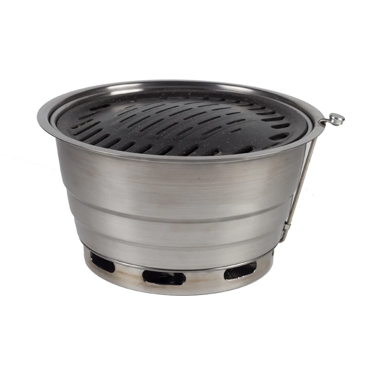 korean style indoor bbq grill custom stainless stove smokeless charcoal barbecue