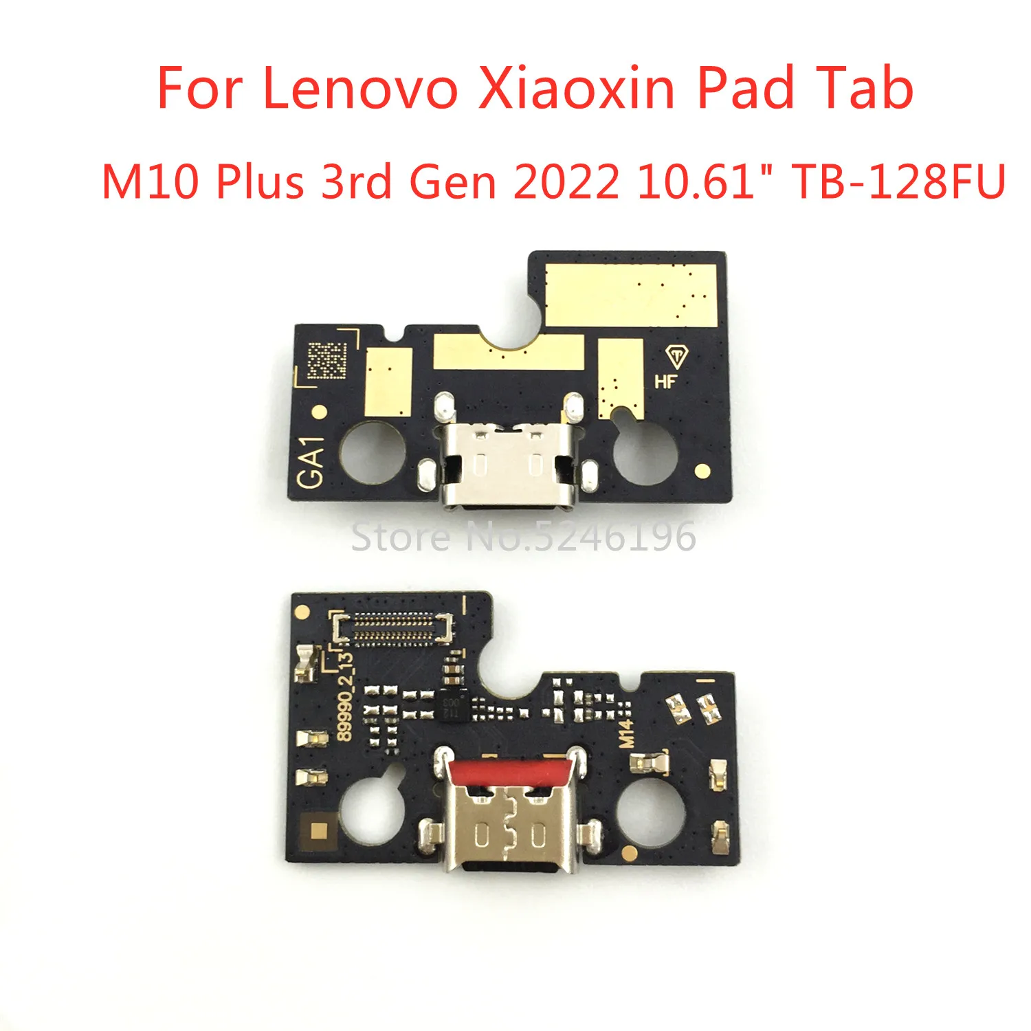 

1 шт. USB-разъем для зарядного порта, гибкий кабель для Lenovo Xiaoxin Pad Tab M10 Plus 3rd Gen 2022 10,61 дюйма TB-128FU TB-128, сменная деталь