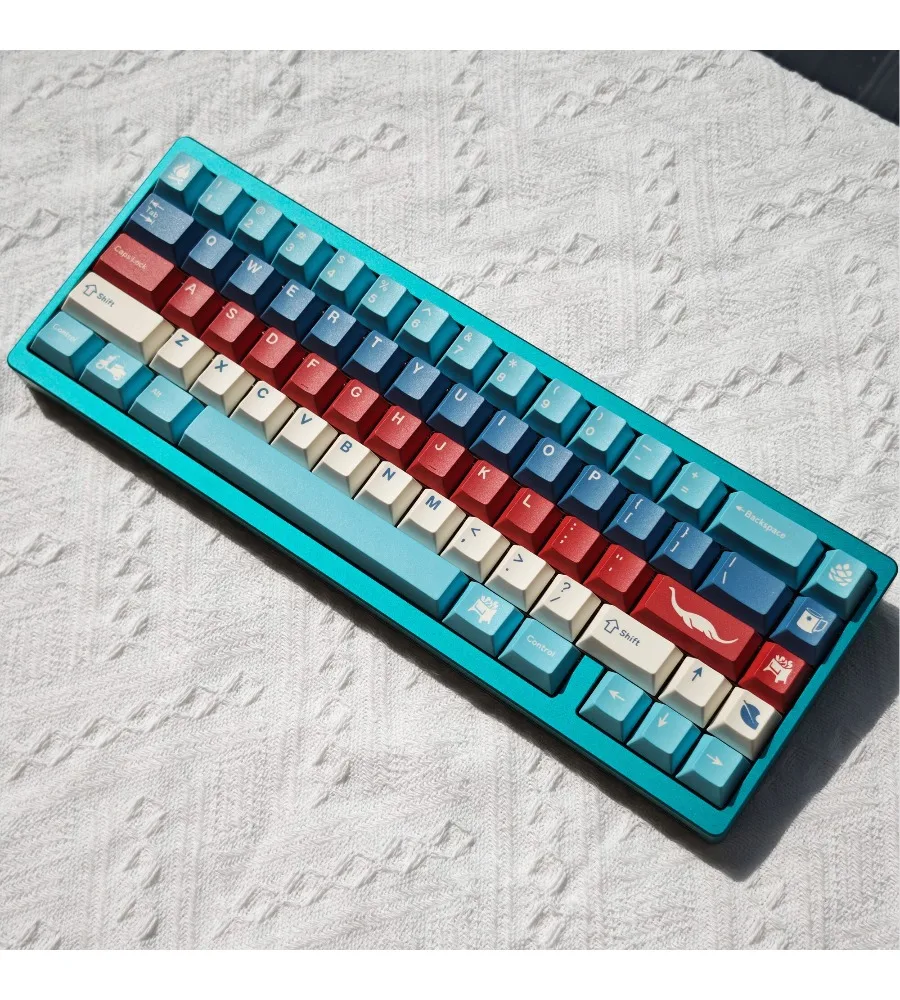 Keycap personality 143 keys 1.7mm suitable for mechanical keyboard Fa Cui color scheme Motosu85% PBT original factory