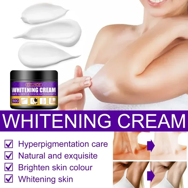 Whitening Cream Lighten Thigh Inner Joint Dark Melanin Remove Underarm Knee Bleach elbow Armpit Brighten Gel Quick Whitening